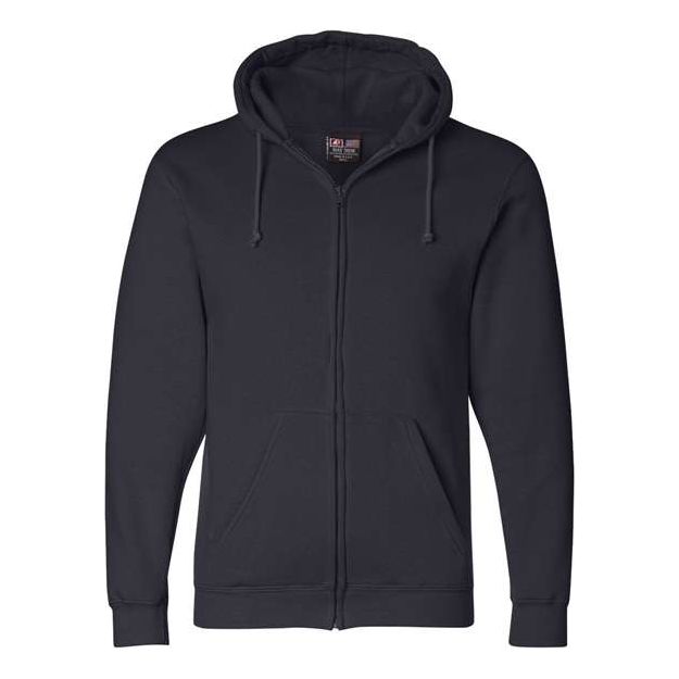 Bayside Unisex USA - Made Full - Zip Hooded Sweatshirt - Bayside 900 Navy S Zip Hoodies