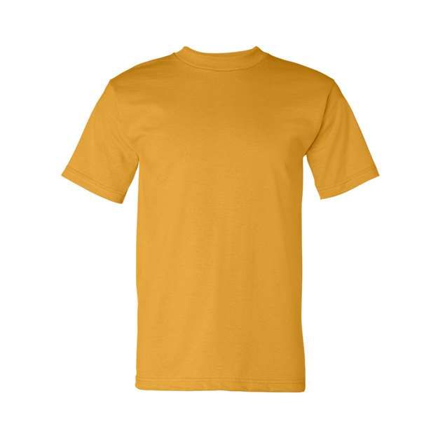 Bayside Unisex USA - Made Heavyweight T-Shirt - Gold - Bayside 5100 Gold S Short Sleeve T-Shirts