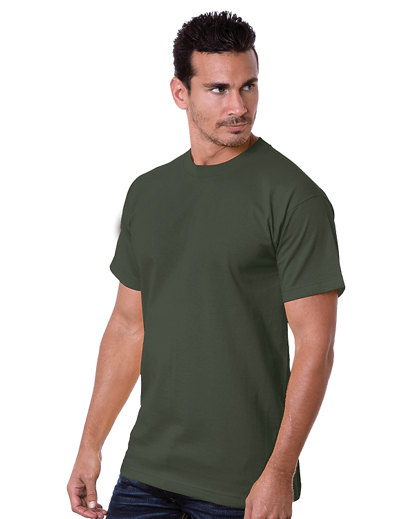 Bayside Unisex USA - Made Heavyweight T-Shirt - Tobacco - Bayside 5100 Tobacco S Short Sleeve T-Shirts