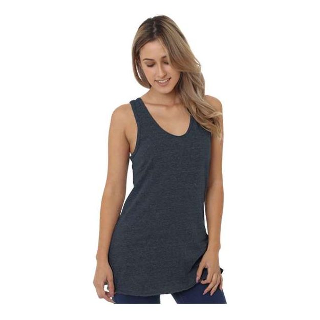 Bayside Women's USA - Made Triblend Tank Top - Bayside 5820 Tri Charcoal XS Tank Top