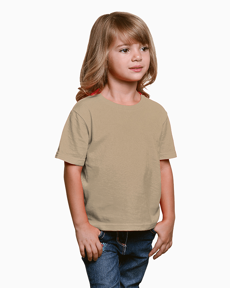Bayside Youth USA - Made T-Shirt - Bayside 4100 Sand XS Short Sleeve T-Shirts