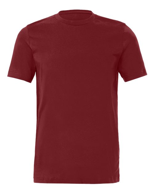 BELLA + CANVAS Jersey Tee - BELLA + CANVAS 3001 Cardinal XS Short Sleeve T-Shirts