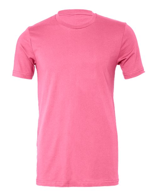 BELLA + CANVAS Jersey Tee - BELLA + CANVAS 3001 Charity Pink XS Short Sleeve T-Shirts