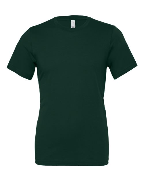 BELLA + CANVAS Jersey Tee - BELLA + CANVAS 3001 Forest XS Short Sleeve T-Shirts