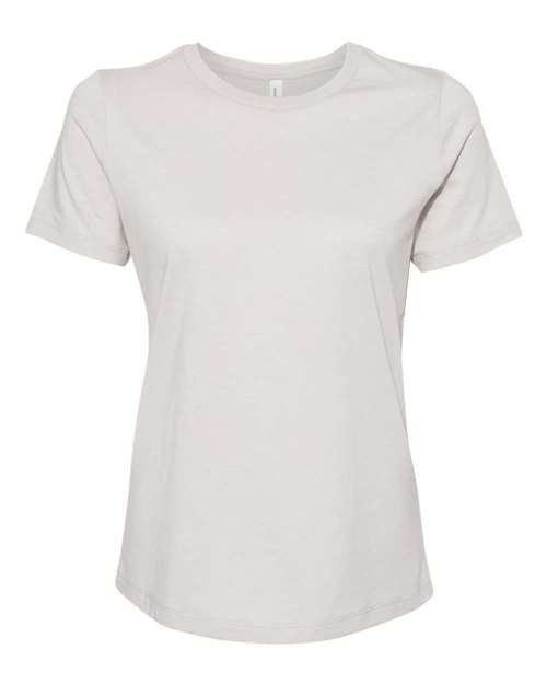 BELLA + CANVAS Women’s Relaxed Fit Heather CVC Tee - BELLA + CANVAS 6400CVC Heather Cool Grey S Short Sleeve T-Shirts