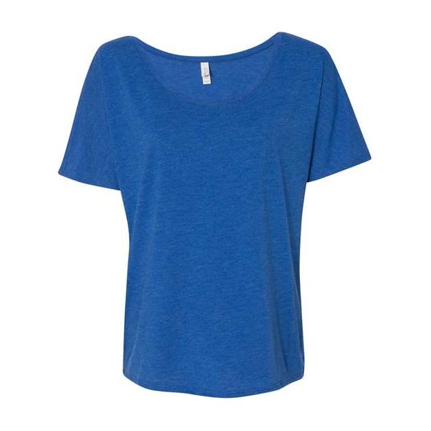 BELLA + CANVAS Women’s Slouchy Tee - BELLA + CANVAS 8816 Black S Short Sleeve T-Shirts