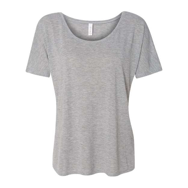 BELLA + CANVAS Women’s Slouchy Tee - BELLA + CANVAS 8816 Black S Short Sleeve T-Shirts