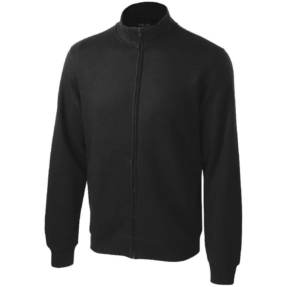 Mens Full-Zip Sweatshirt DRI-EQUIP X-Small Black