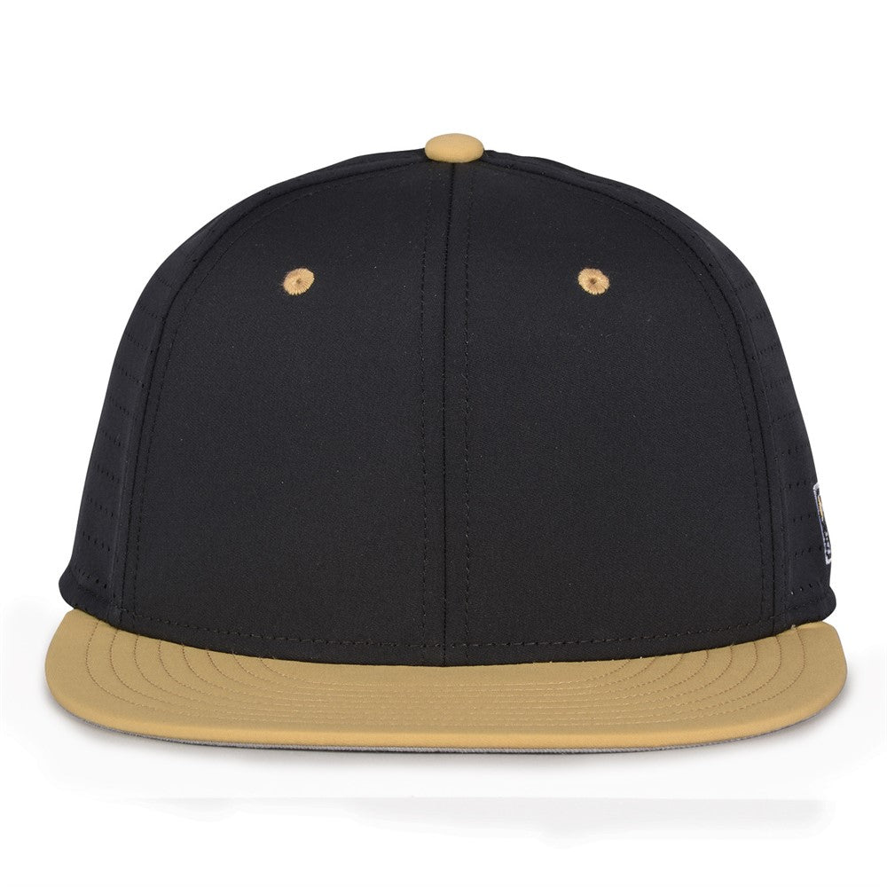 The Game GB998 Perforated GameChanger Baseball Hat | Wholesale Pro Shape Flat Bill Caps