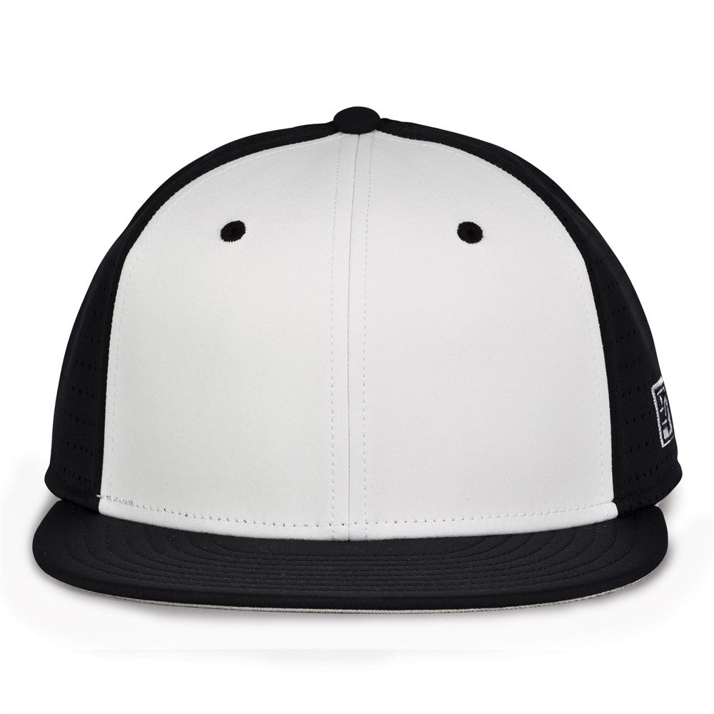 The Game GB998 Perforated GameChanger Baseball Hat | Wholesale Pro Shape Flat Bill Caps