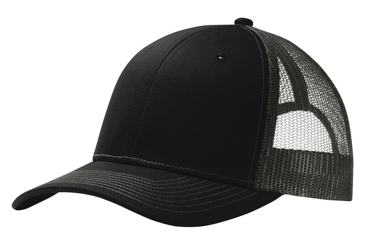 Joe's USA Snapback Trucker Cap – Mesh Back Curved Bill Hat