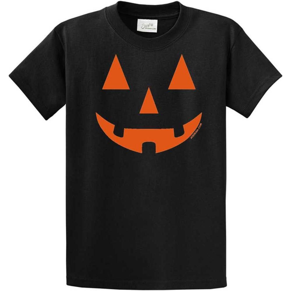 Joe's USA - JACK O' LANTERN PUMPKIN Halloween Costume Black T-Shirt Joe's USA