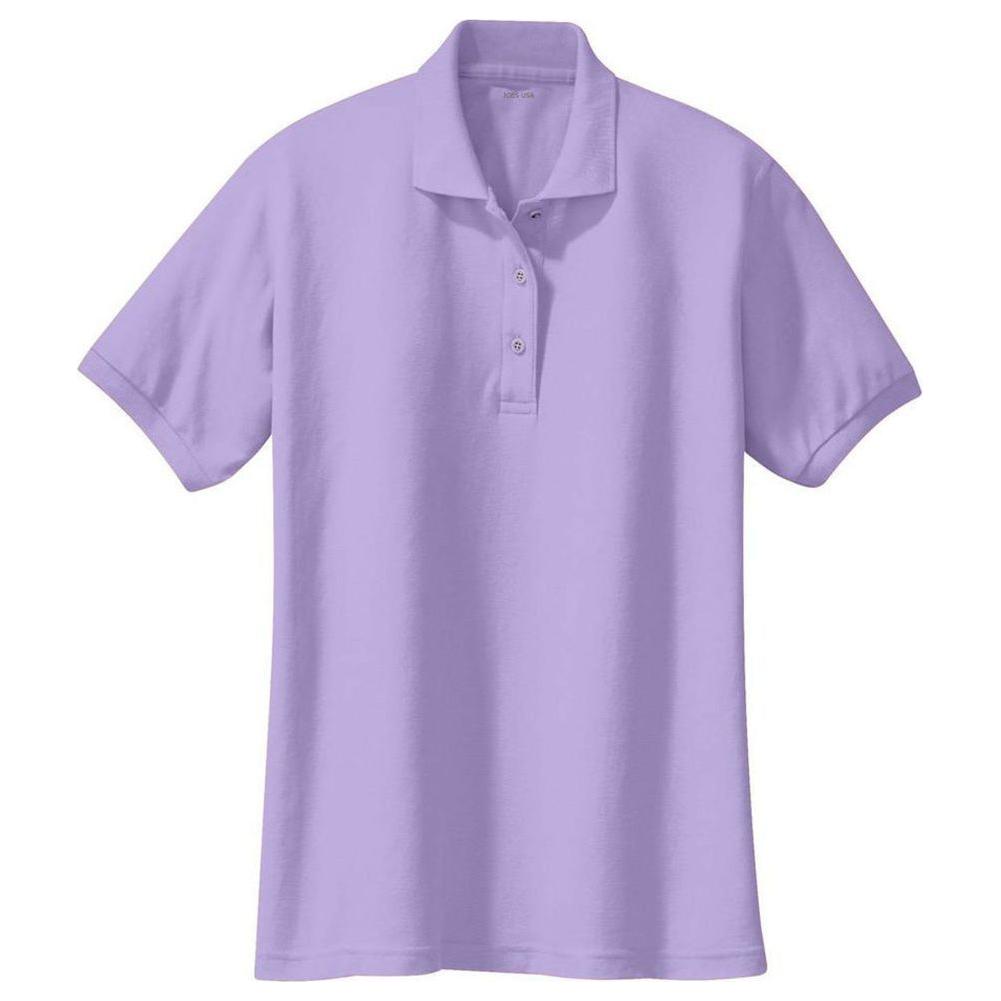 Ladies Silk Touch Polo-Lavender Polos/Knits Joe's USA Lavender X-Small