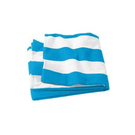 Cabana Stripe Beach Towel Turquoise Classic Towels