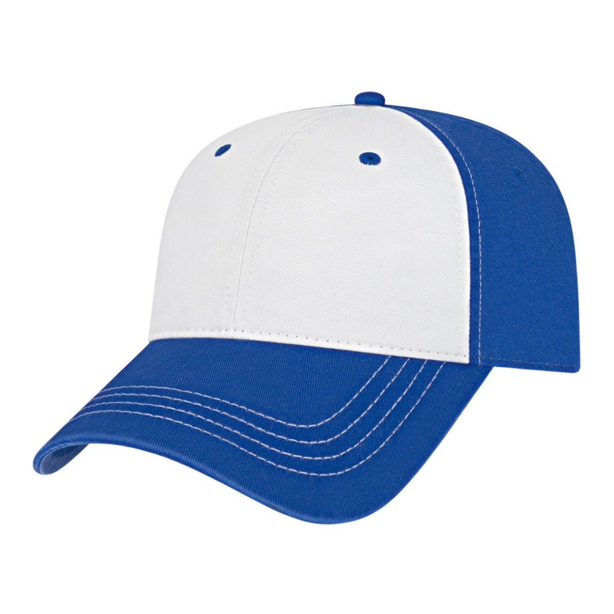 Cap America Classic Dad Cap i1002 White/Royal Standard