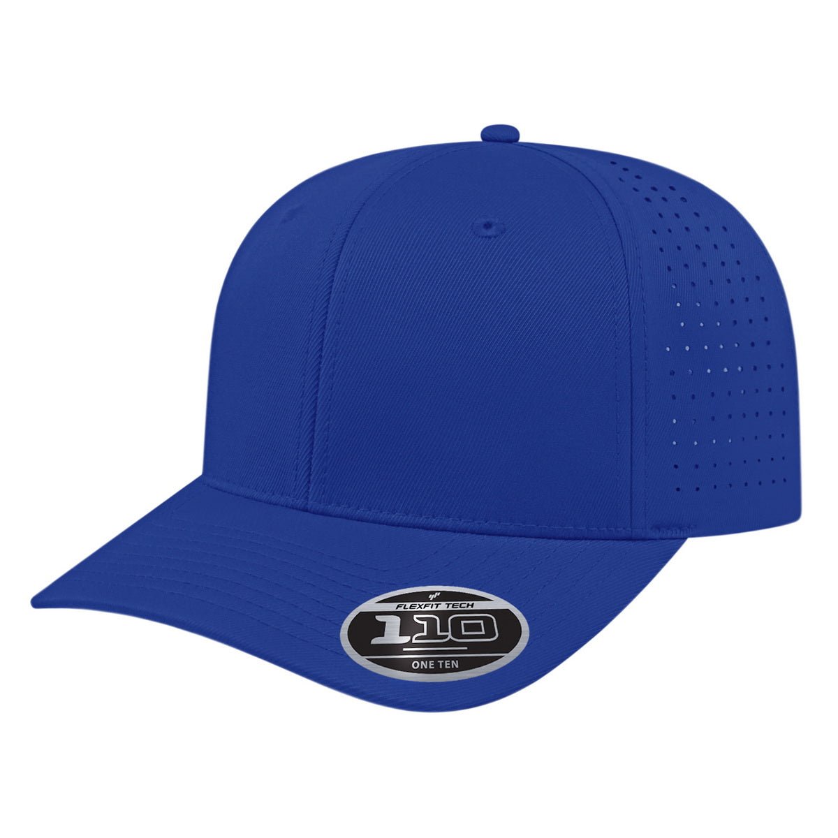 Cap America Flexfit 110® Perforated Performance Snapback Cap i8533 Royal Standard Caps