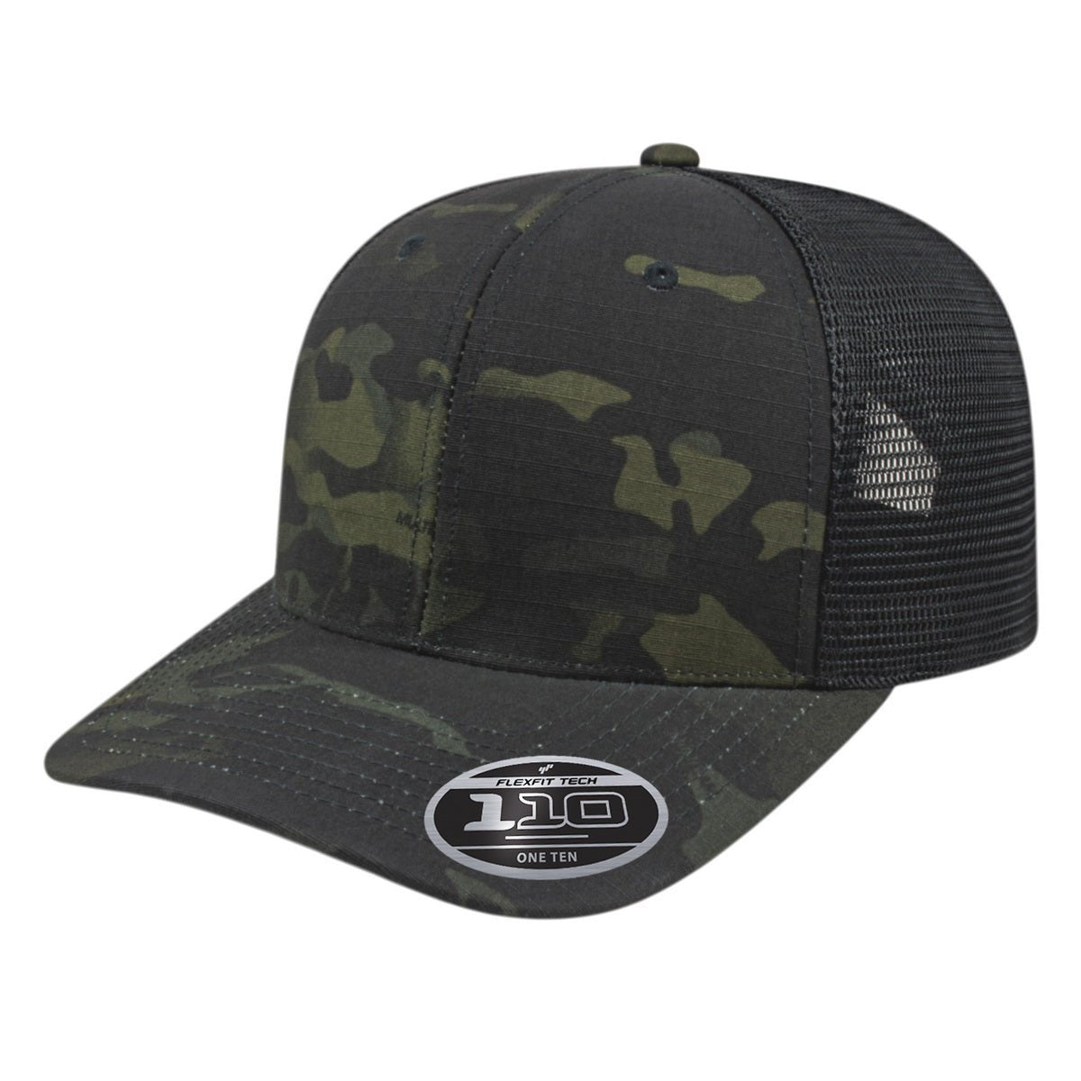 Cap America Flexfit 110® Premium MultiCam® Trucker Cap i8513 MultiCam® Black/Black Standard