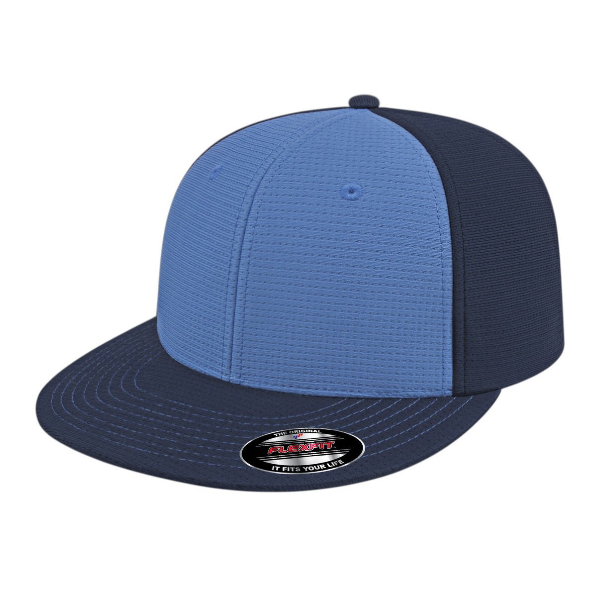 Cap America Flexfit® Aerated Performance Cap i8508 Columbia Blue/Navy XS Caps