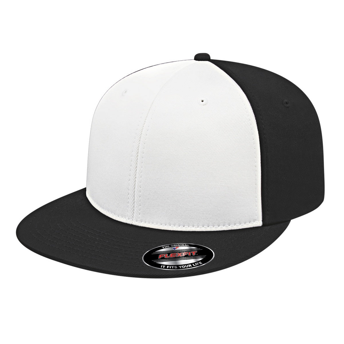 Cap America Flexfit® Full Fabric Performance Cap i8530 White/Black/Black L/XL Caps