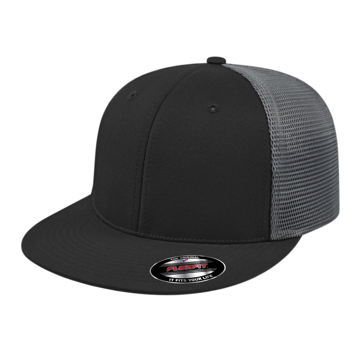 Cap America Flexfit® Performance Trucker Cap i8501 Black/Graphite L/XL Caps