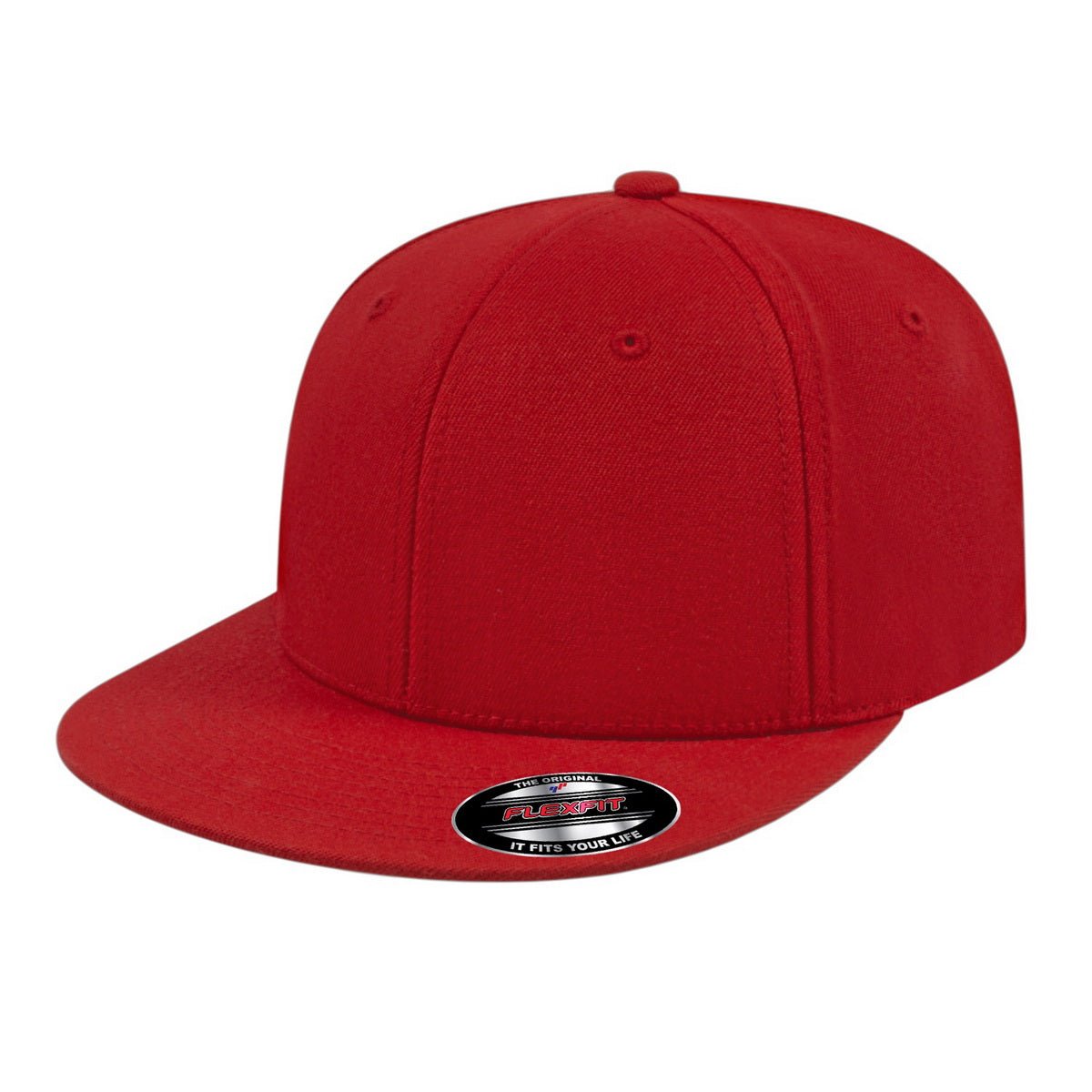Cap America Flexfit® Wool Blend Performance Cap i8504 Red L/XL Caps