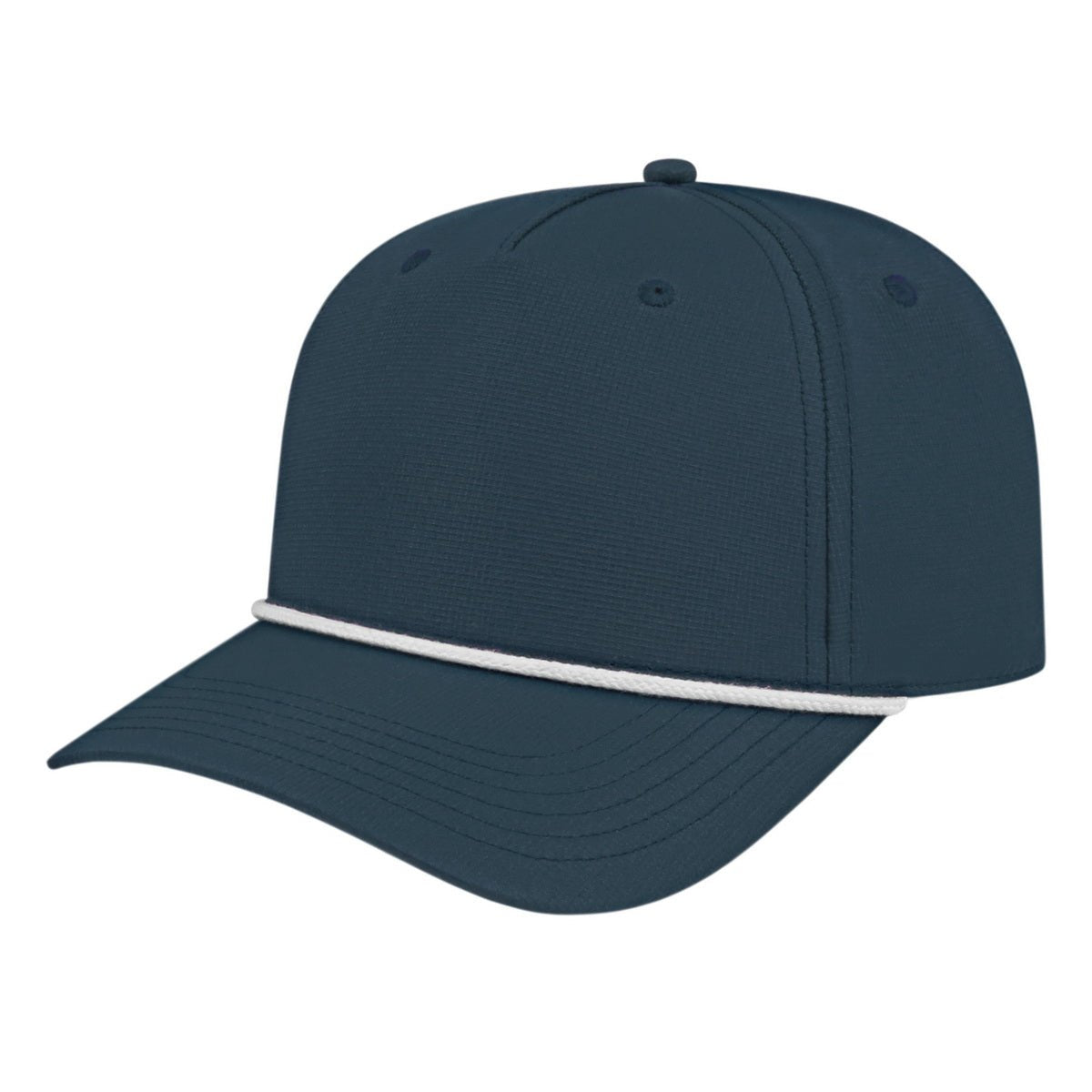 Cap America Icon Performance Rope Cap i7256 Dark Blue with White Rope Standard Caps