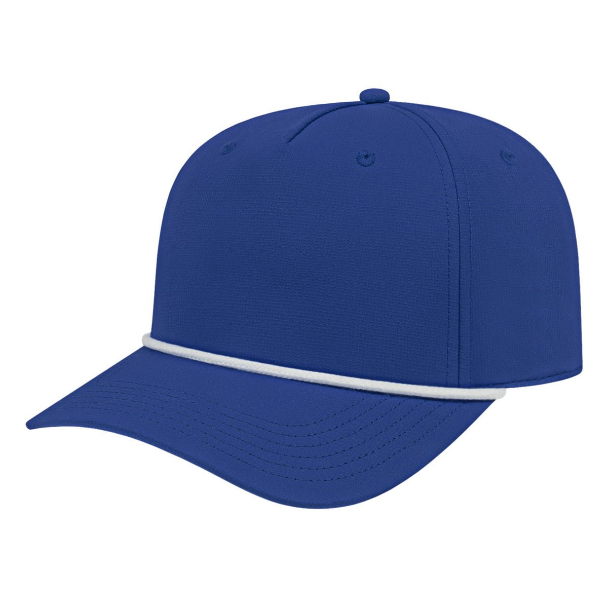 Cap America Icon Performance Rope Cap i7256 Royal with White Rope Standard Caps