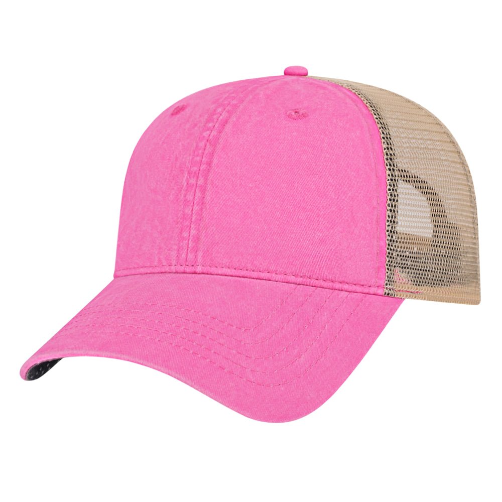Cap America Infinity Her™ Tess Women’s Washed Mesh Back Cap i97295 Olive/Camo/Khaki Standard