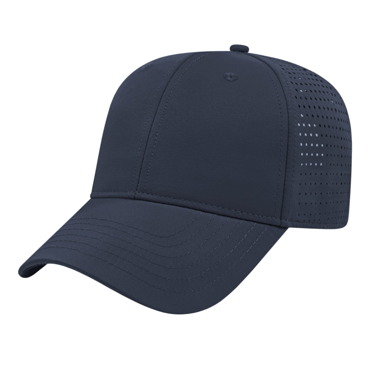 Cap America Perforated Polyester Cap i7038 Navy Standard
