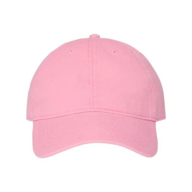 CAP AMERICA Relaxed Golf Dad Hat - CAP AMERICA i1002 Pink Adjustable Caps