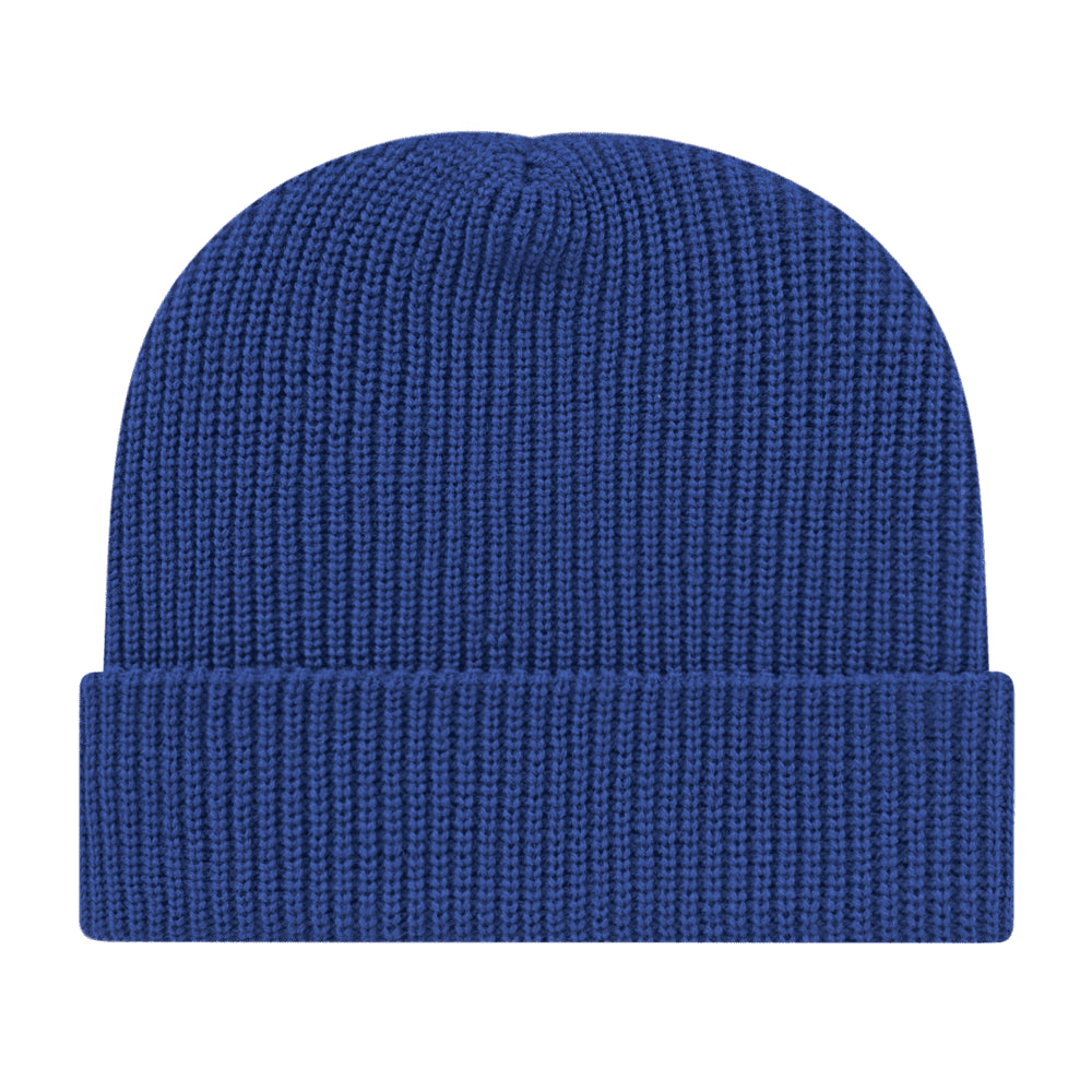Cap America Ribbed Knit Cap with Cuff TK24R True Navy Standard