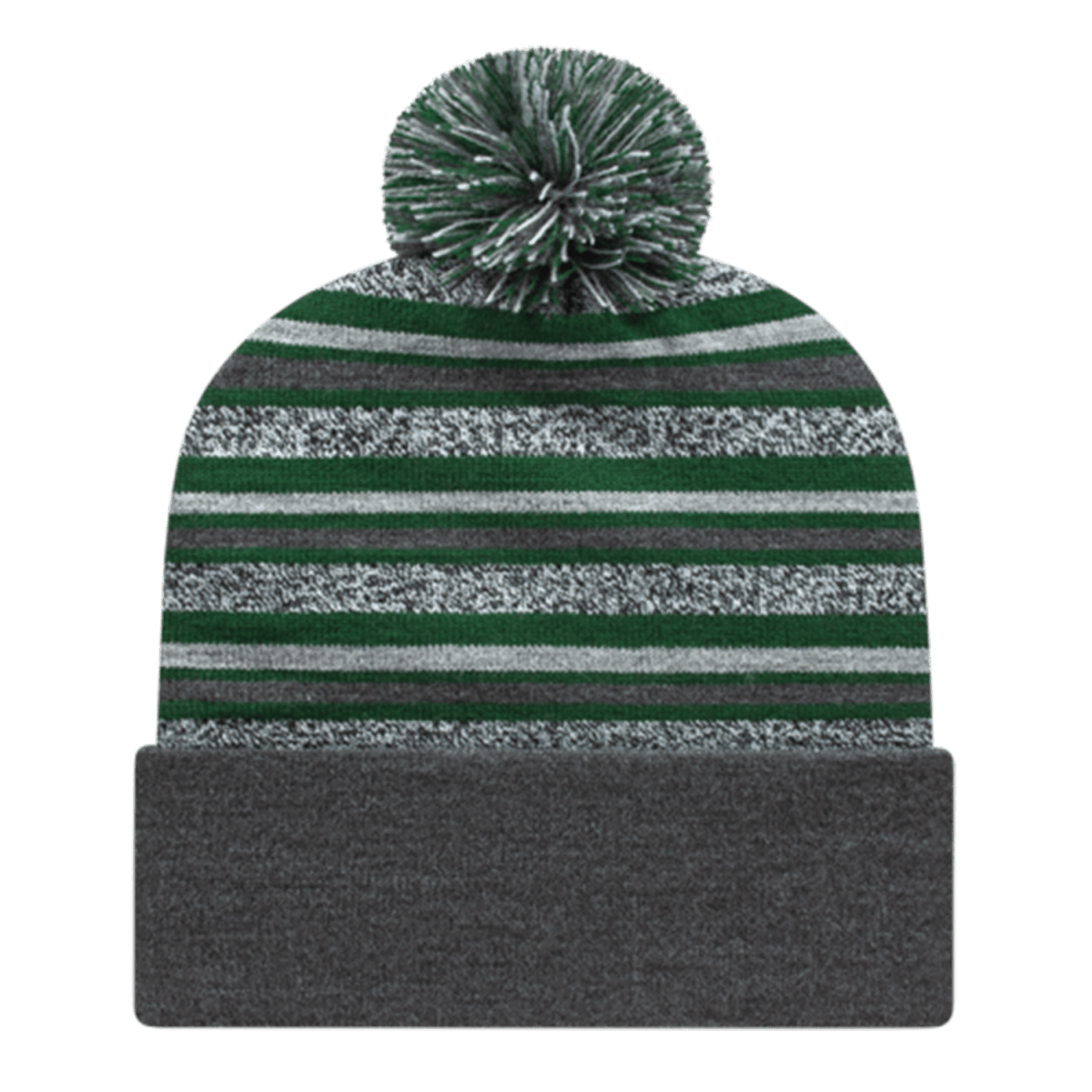 Cap America Striped Knit Cap with Cuff RKL12 True Navy Standard