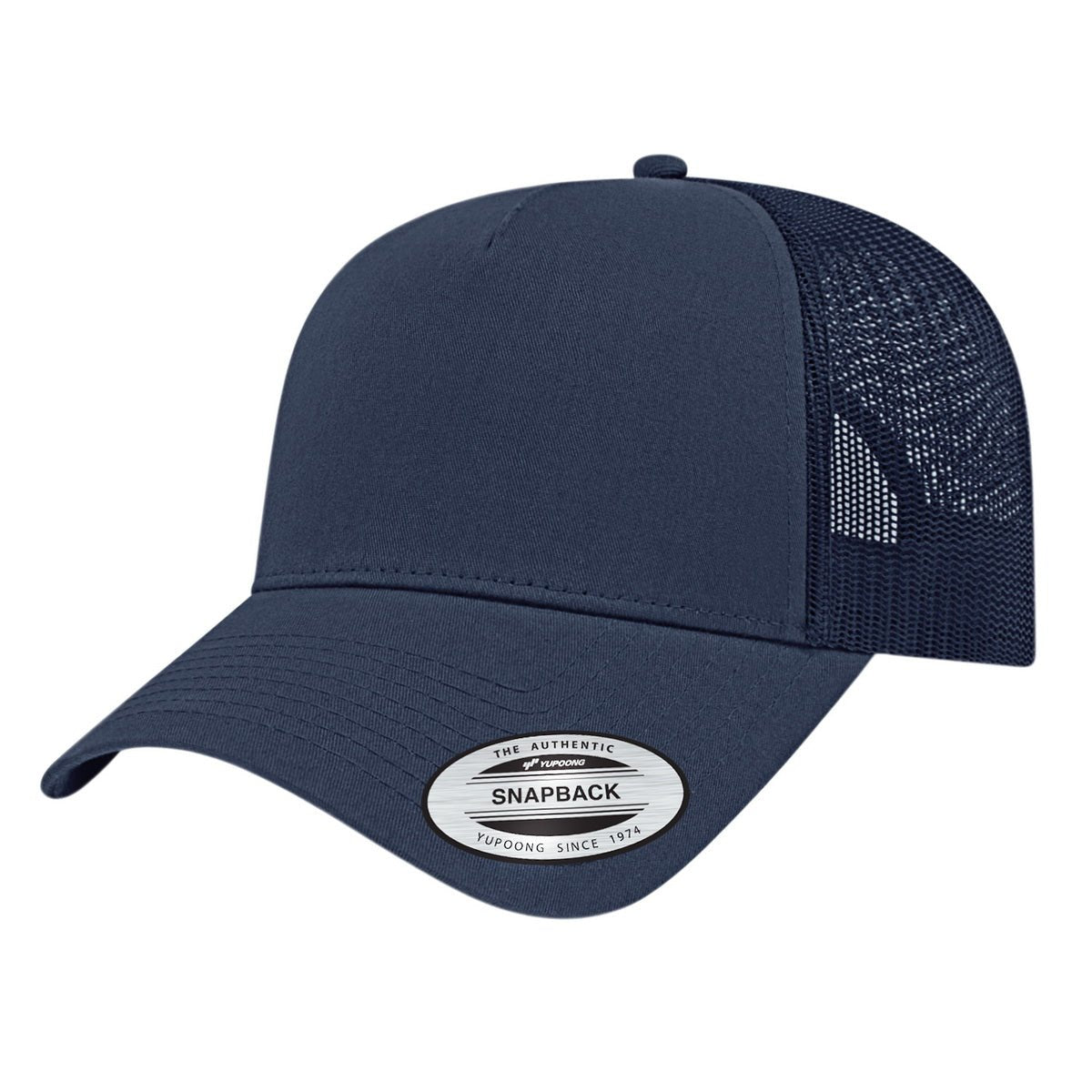 Cap America YP Classics® Five Panel Retro Trucker Cap i6506 Navy Standard