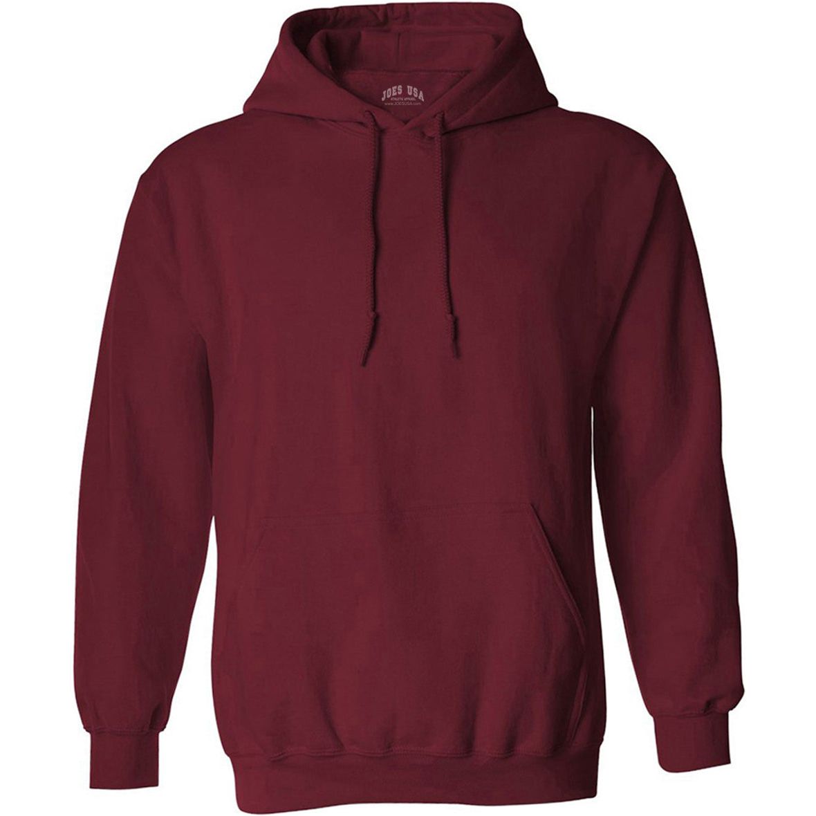 Wholesale Adult Hooded Sweatshirt - Cardinal Sweatshirts/Fleece Joe's USA Cardinal Small