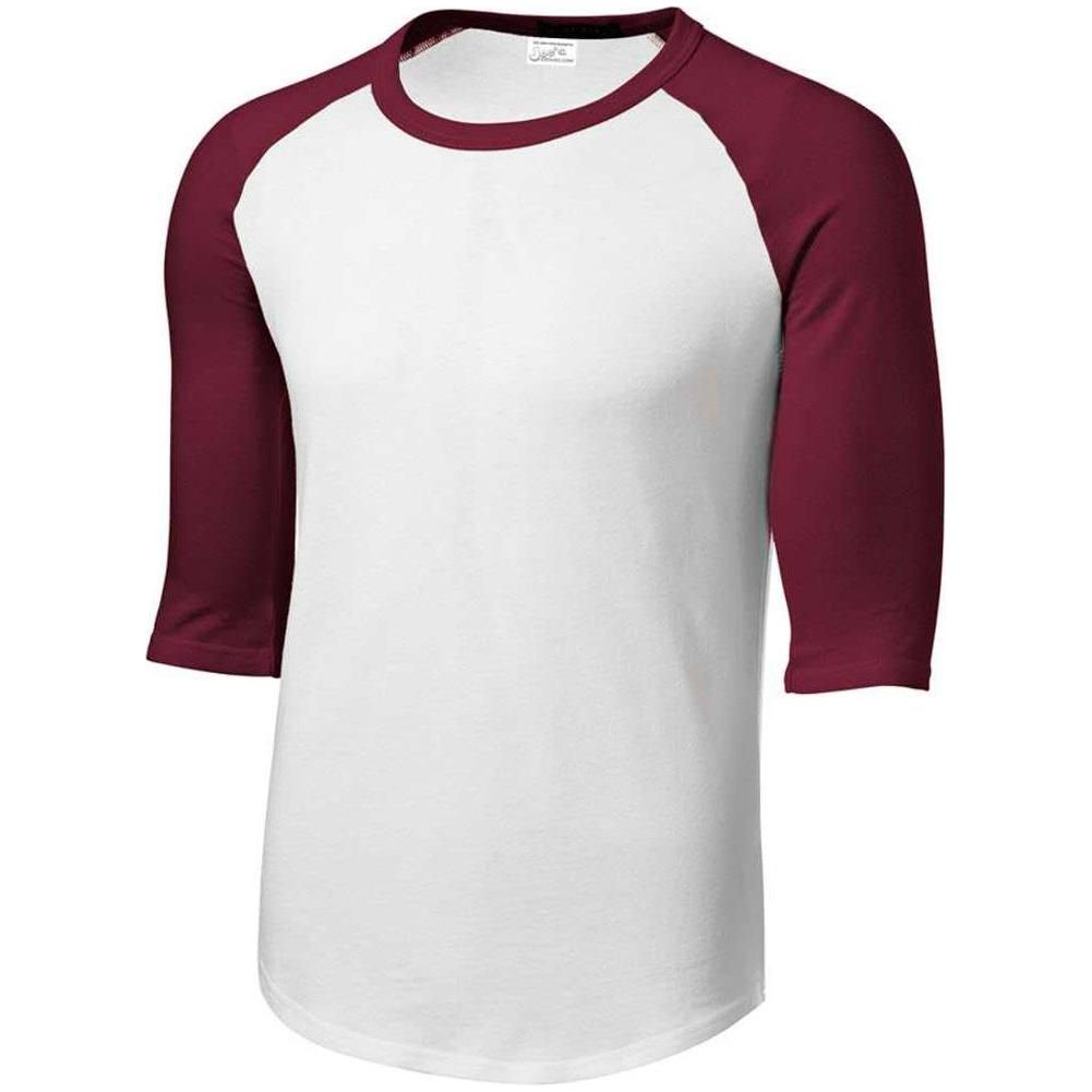 Mens 3/4 Sleeve Cotton Baseball Tee Shirts - Adult XS to 6X Joe's USA