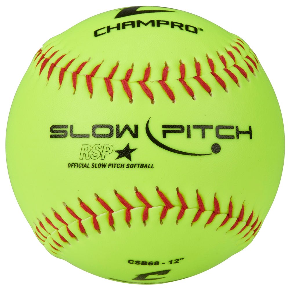 Champro 12\" Slow Pitch Practice Softball | Champro CSB68 Standard Standard Softballs