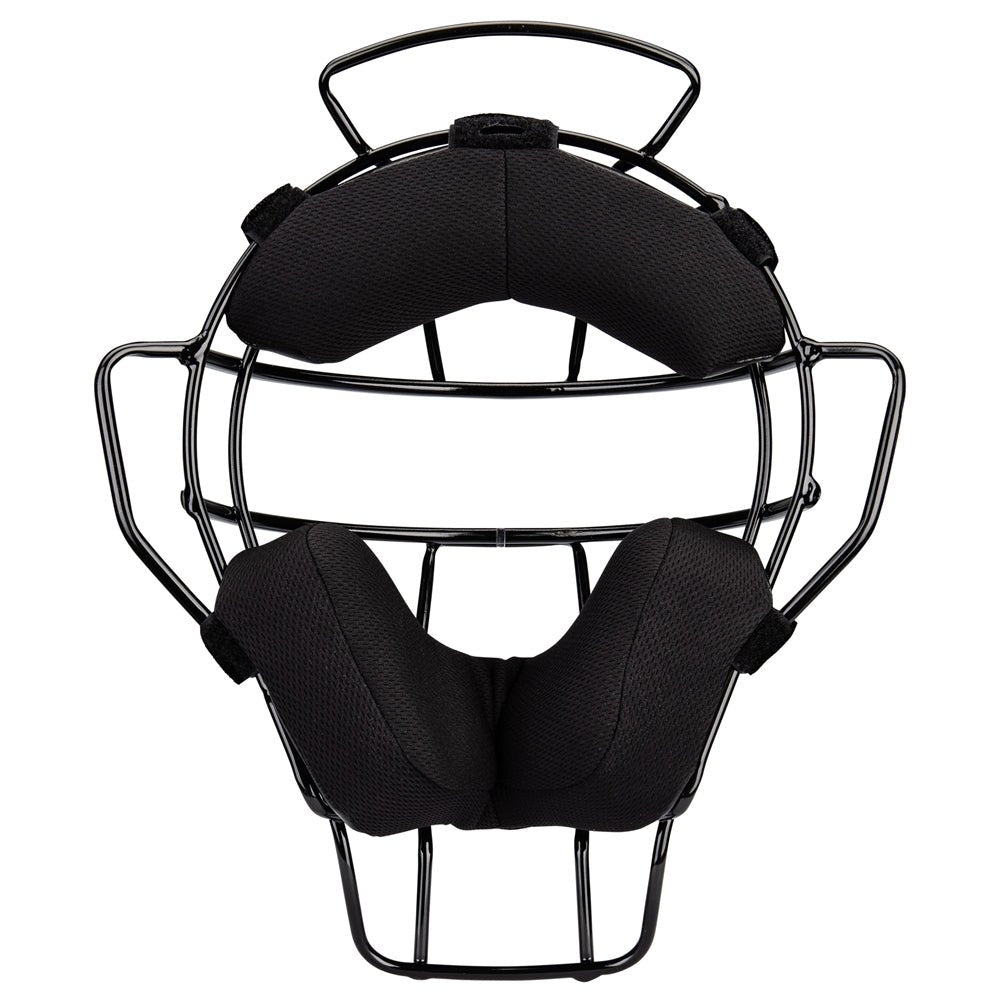 Champro Adult Umpire Mask - Lightweight - 18 oz | Champro CM72 BLACK Standard Baseball & Softball Protective Gear