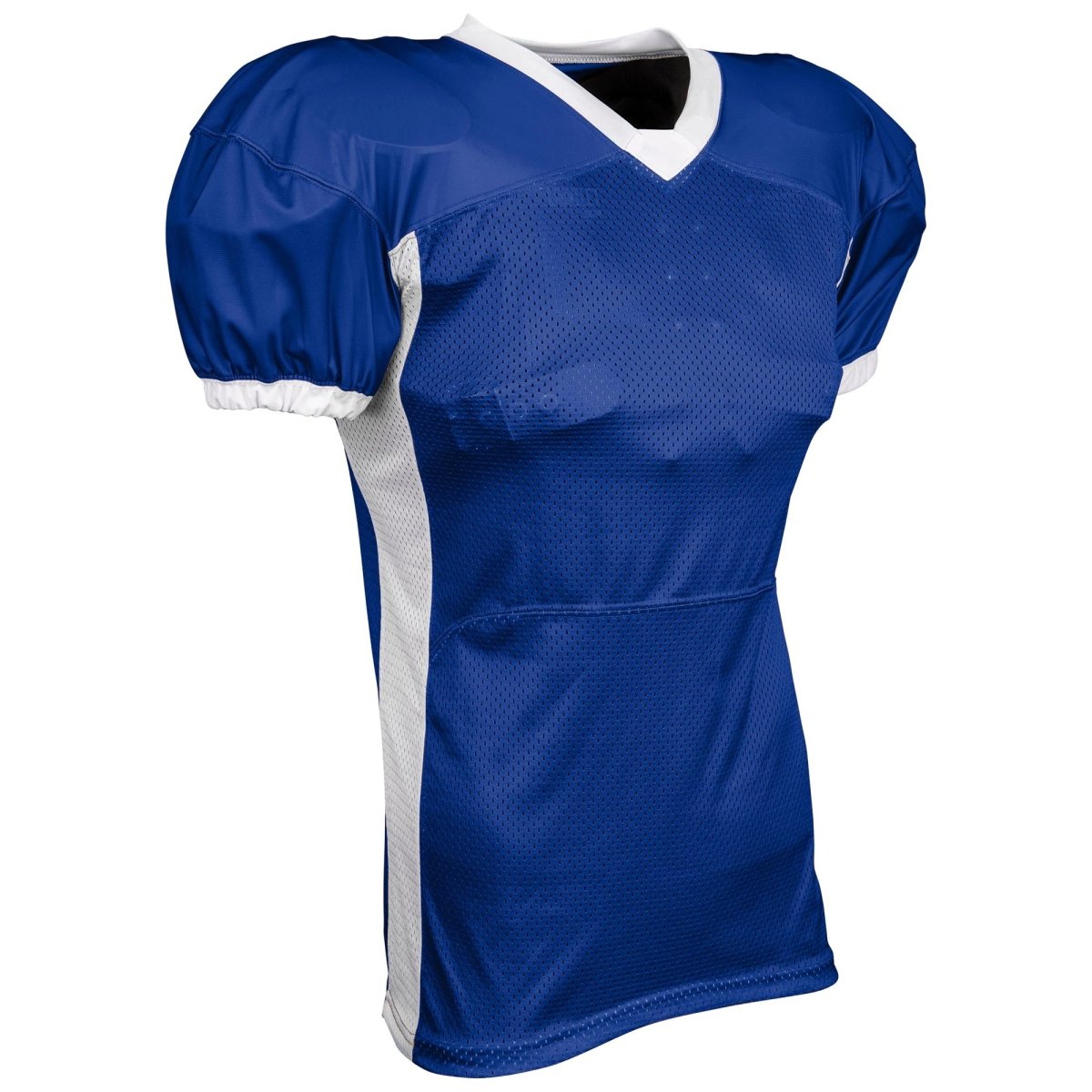 Champro BLITZ Football Jersey | Champro FJ40 ROYALWHITE S American Football