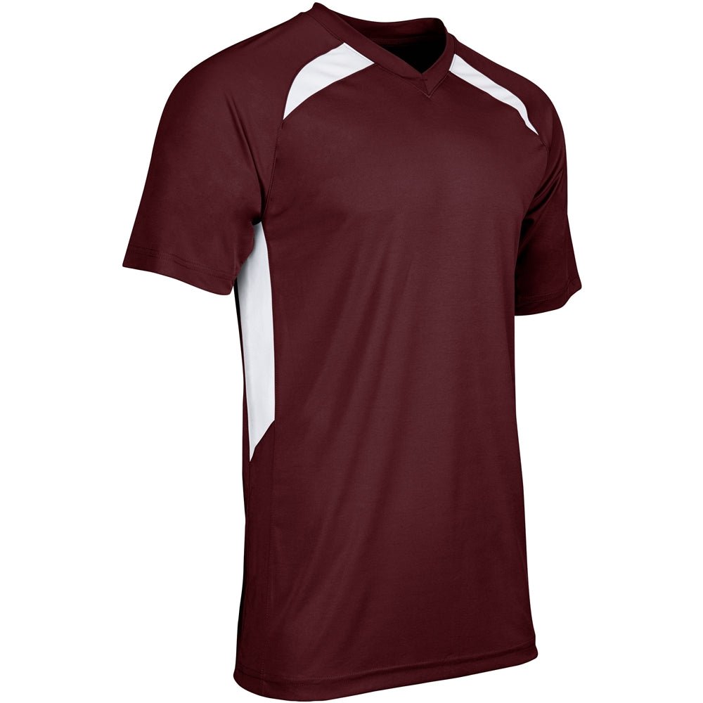 Champro Check Baseball Jersey | Champro BS36 MAROONWHITE Youth XS Baseball & Softball