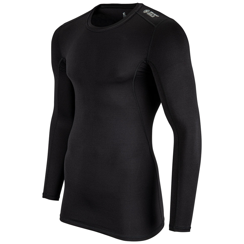 Champro Cold Weather 2.0 Compression Long Sleeve Crew | Champro CWCJ01 BLACK S Activewear Tops