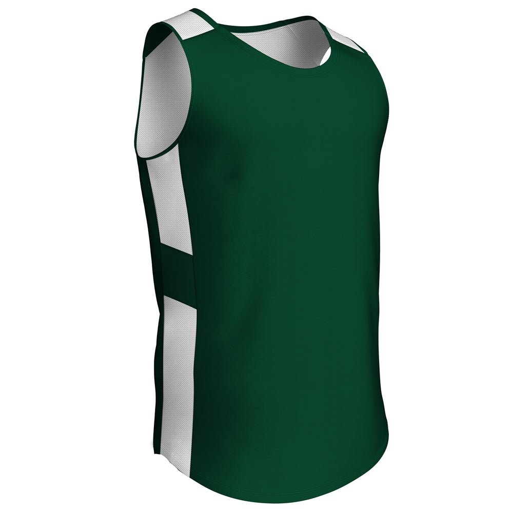 Champro CROSSOVER Reversible Basketball Jersey | Champro BBJ16 FORESTGREENWHITE S Basketball