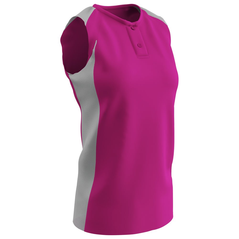Champro Diamond Active Ladies Jersey | Champro BS37 BLACKWHITE S Activewear