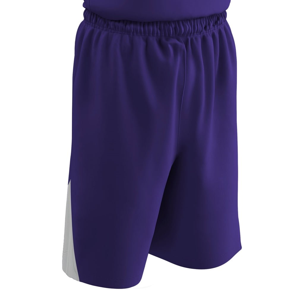 Champro DRI - GEAR® Pro - Plus Reversible Basketball Short | Champro BBS4 PURPLEWHITE S Shorts