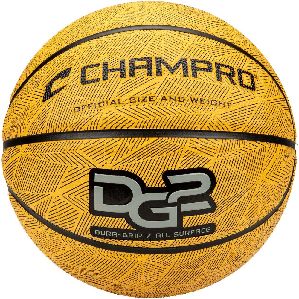 Champro Dura - Grip 230 Rubber Basketball | Champro BB50 GOLD WOMEN'S - 28.5 Basketballs
