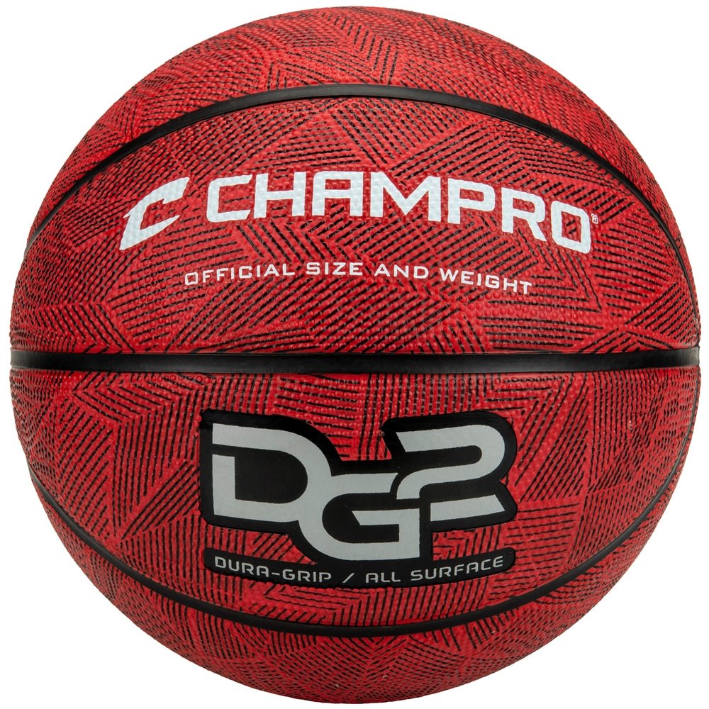 Champro Dura - Grip 230 Rubber Basketball | Champro BB50 SCARLET REGULATION Basketballs