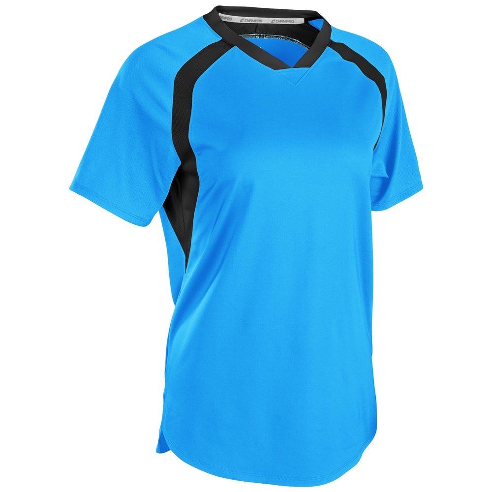 Champro Hat Trick Jersey | Champro SJ50 NEONBLUEBLACK XS Jerseys