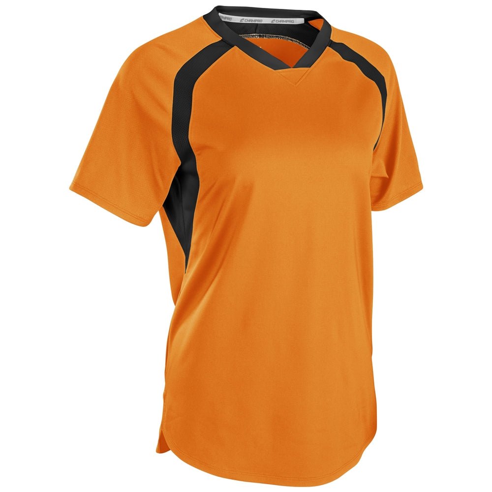 Champro Hat Trick Jersey | Champro SJ50 NEONORANGEBLACK XS Jerseys