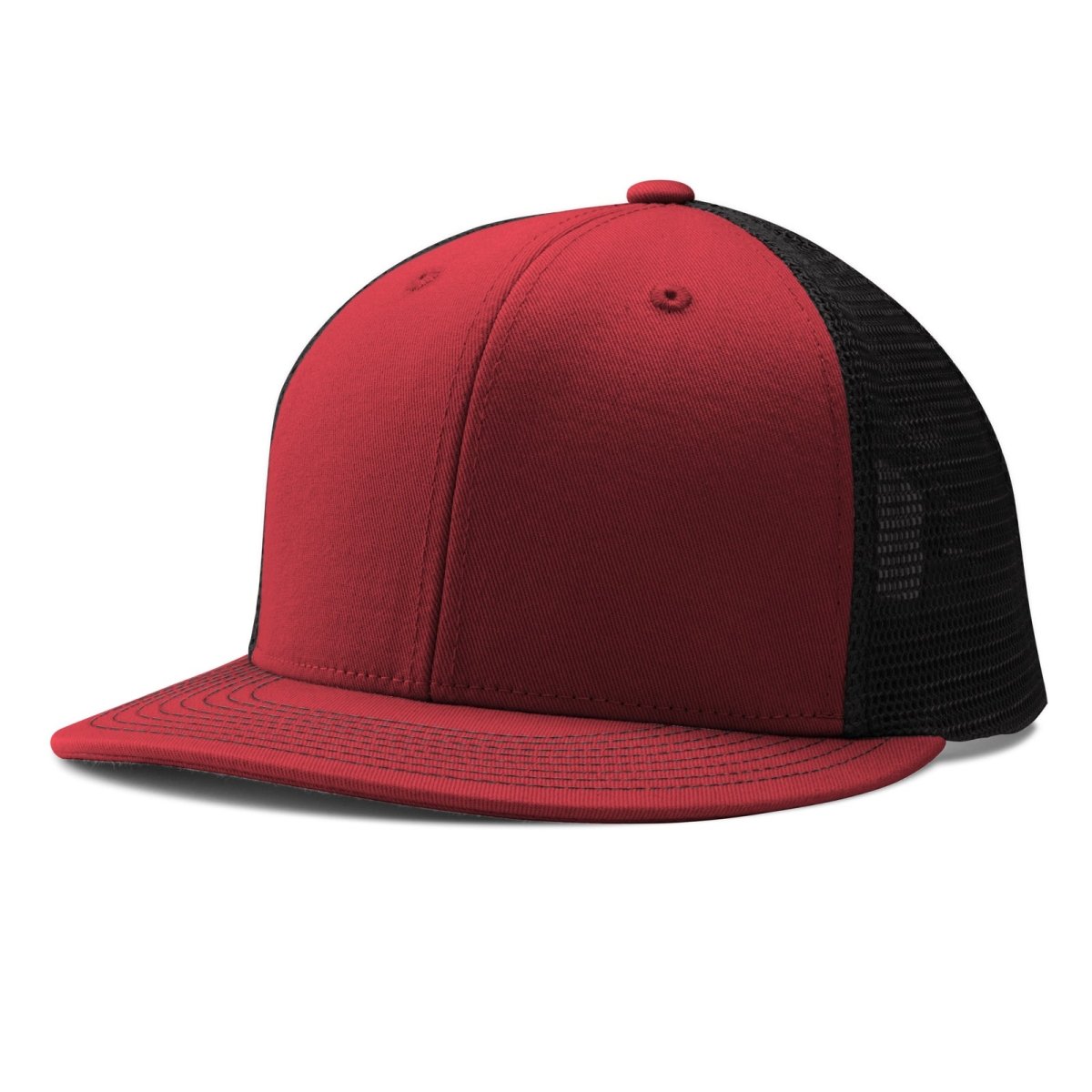 Champro HC5 Performance Trucker Snapback Cap Moisture Wicking Team CD2CARDINALBLACKCARDINAL Standard Baseball Caps