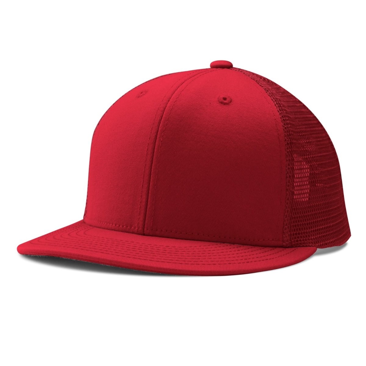 Champro HC5 Performance Trucker Snapback Cap Moisture Wicking Team SC1SCARLET Standard Baseball Caps