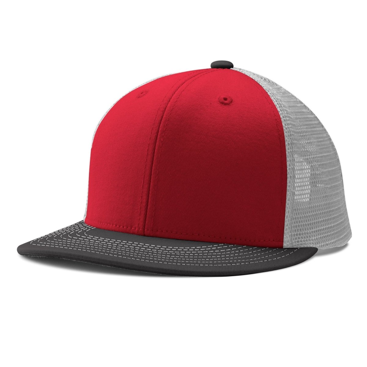 Champro HC5 Performance Trucker Snapback Cap Moisture Wicking Team SC8SCARLETWHITEBLACK Standard Baseball Caps
